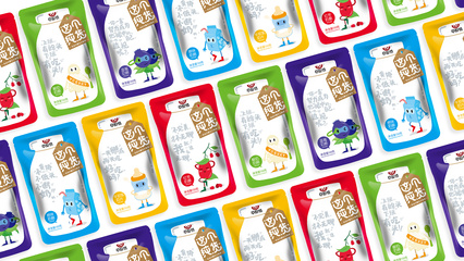 先行品牌纯货奶制品包装设计：融合创新与品质的视觉表达